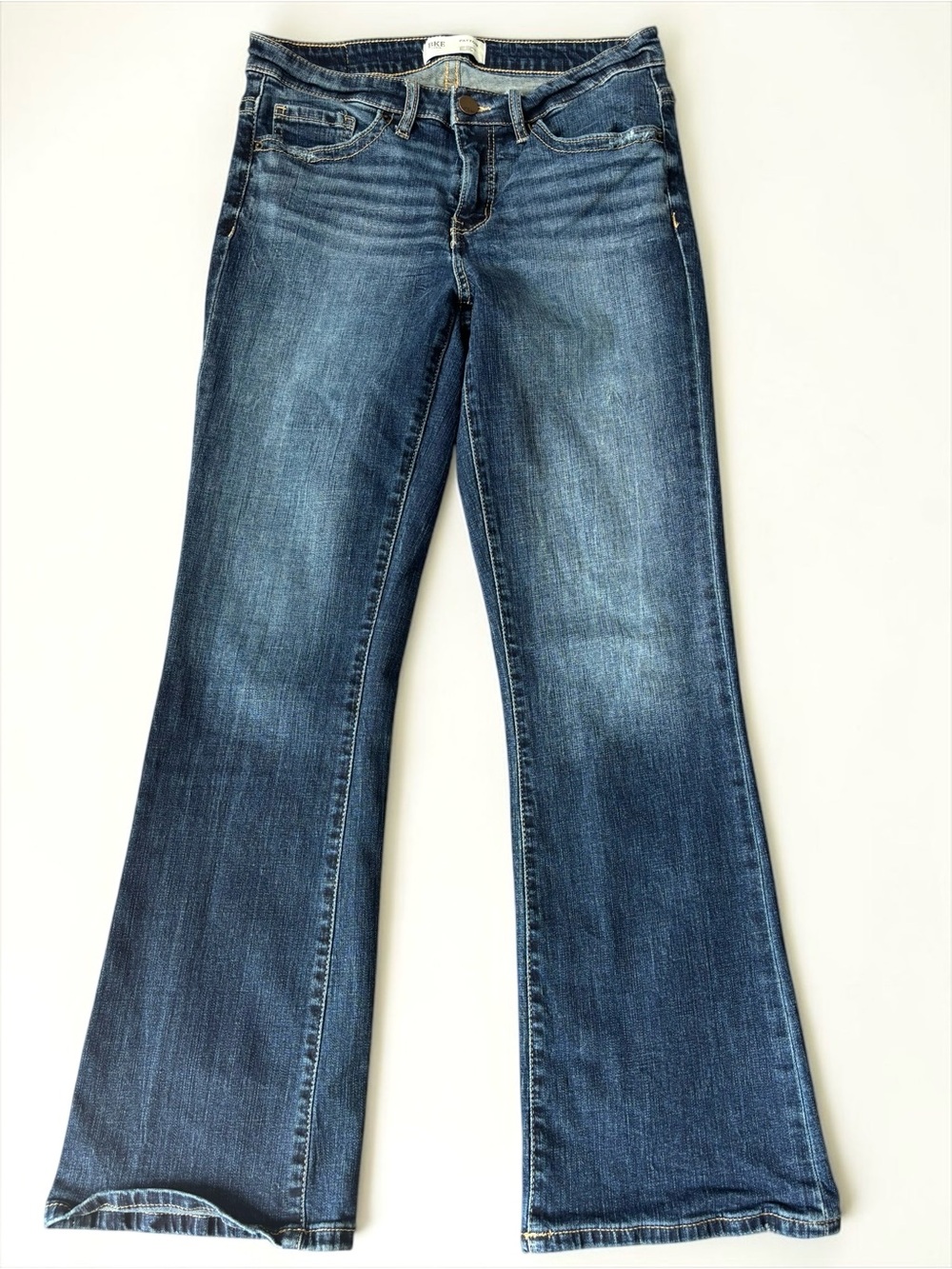 BKE Payton Mid Rise Bootcut Jeans Buckle Mallcore Western Late 2000s Y2K Size 28